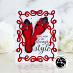Alex Syberia Designs Shoes Sentiments Press Plate and Die Set asd-pp-16 style