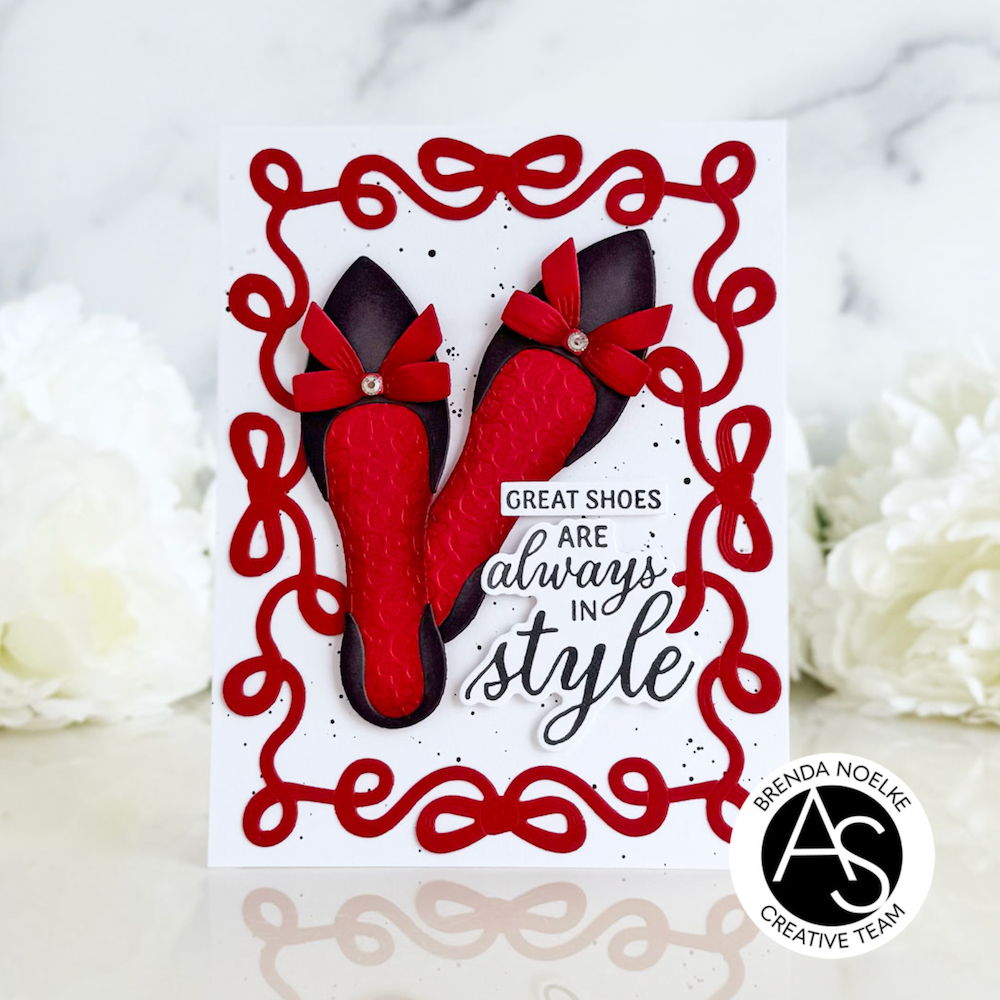 Alex Syberia Designs Shoes Sentiments Press Plate and Die Set asd-pp-16 style