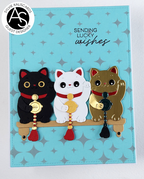 Alex Syberia Designs Sparkles Stencil asd-ste-243 cats