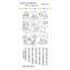 Alex Syberia Designs Summer Chill Clear Stamp Set asd-sta-227