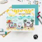 Alex Syberia Designs Summer Chill Clear Stamp Set asd-sta-227 sweet summer