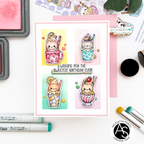 Alex Syberia Designs Sweet Treats Clear Stamp Set asd-sta-225 sweetest birthday