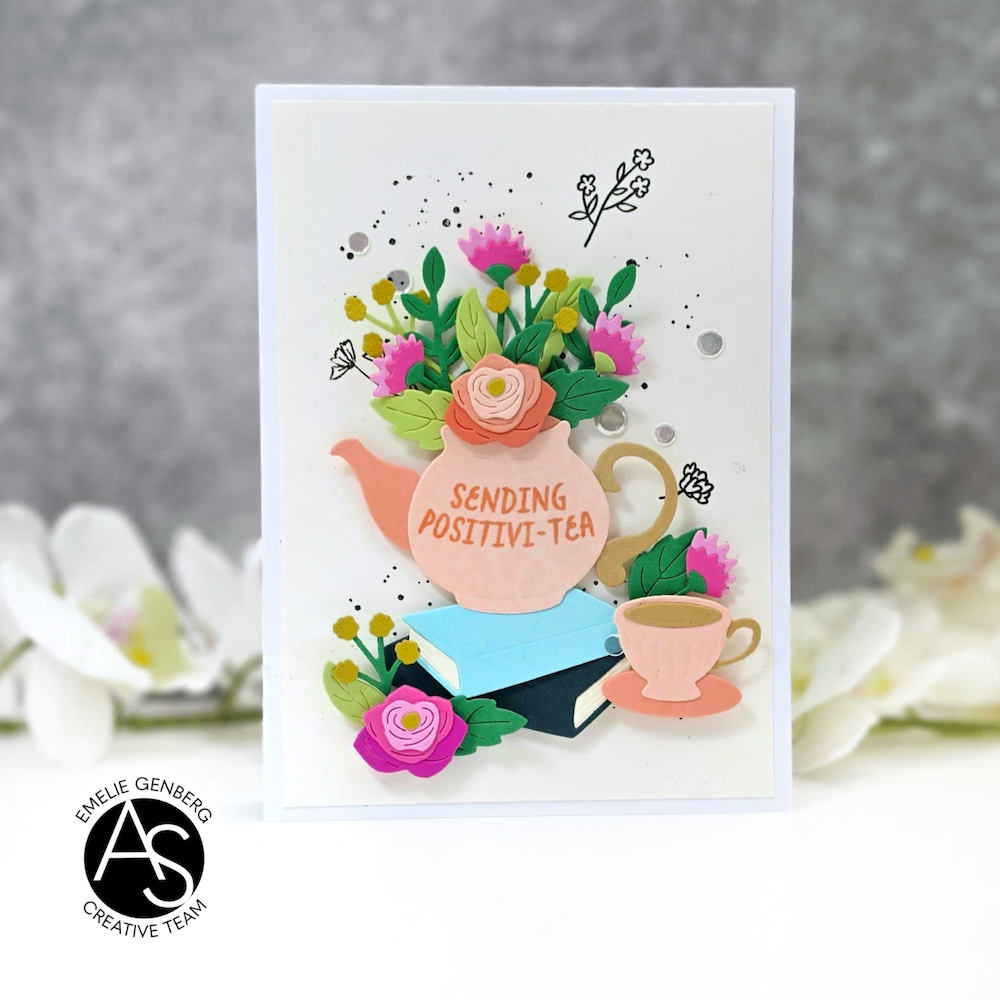 Alex Syberia Designs Tea & Books Die Set asd-d-237 positive