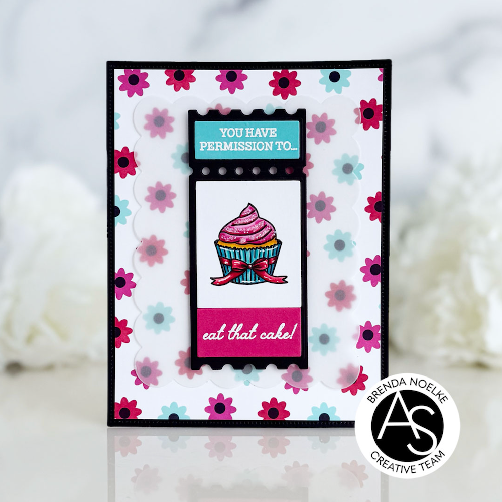 Alex Syberia Designs Tiny Flowers Stencil Set asd-ste-223 cake
