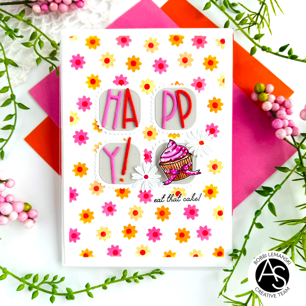 Alex Syberia Designs Tiny Flowers Stencil Set asd-ste-223 happy
