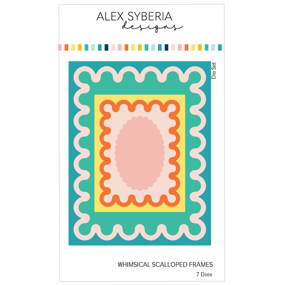 Alex Syberia Designs Whimsical Scalloped Frames Die Set asd-d-229