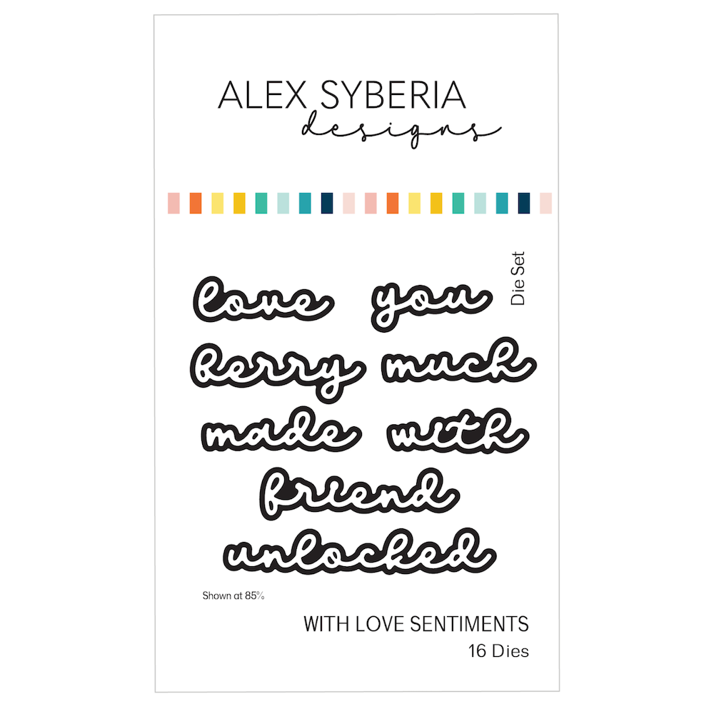 Alex Syberia Designs With Love Die Set asd-d-221