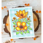 Alex Syberia Lovely Day STAMPtember Exclusive Stamps 3484ssc Floral Birthday Card Yellow | color-code:ALT01