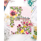 Alex Syberia Lovely Day STAMPtember Exclusive Stamps 3484ssc Floral Birthday Card botanical