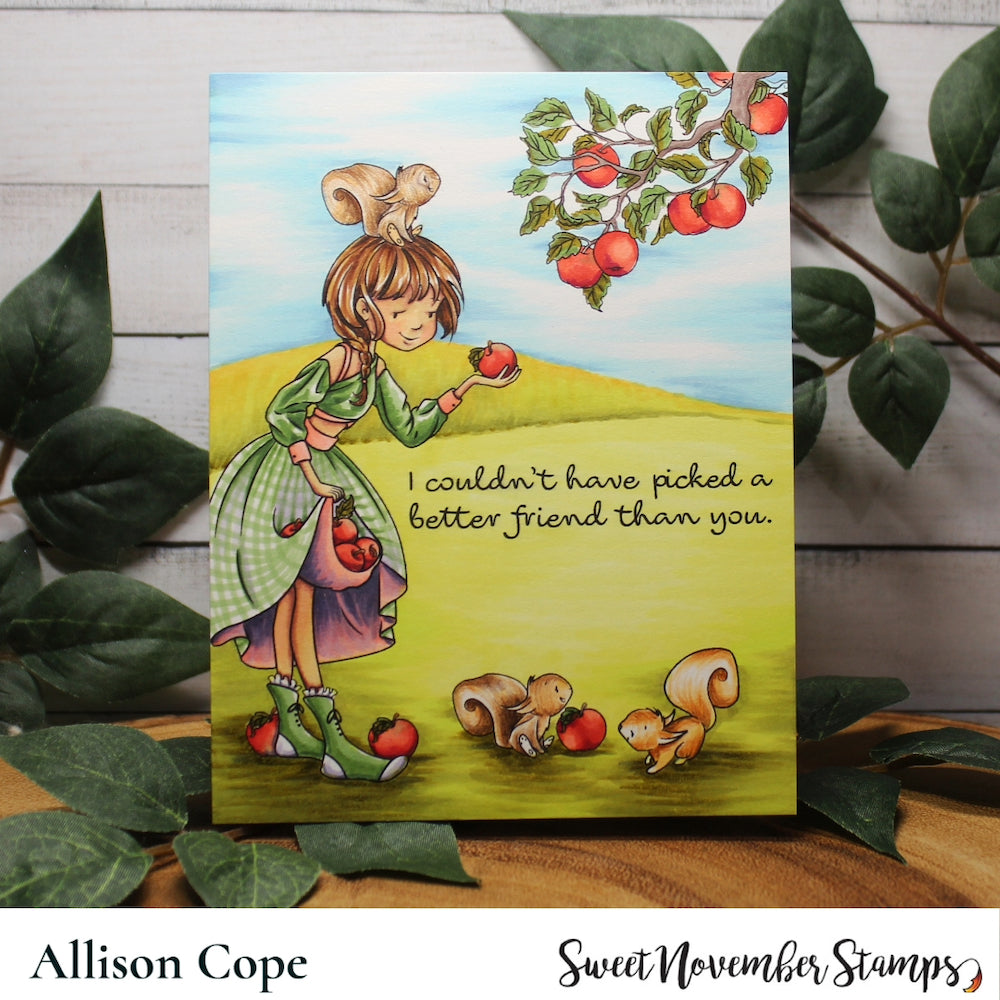 Sweet November Stamps Apple Harvest Clear Stamp Set sns-bb-ap-23 Allison