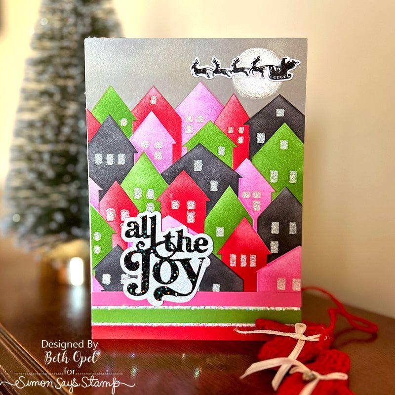 Simon Says Stamp All The Joy Wafer Dies sssd112977 All The Joy Christmas Card