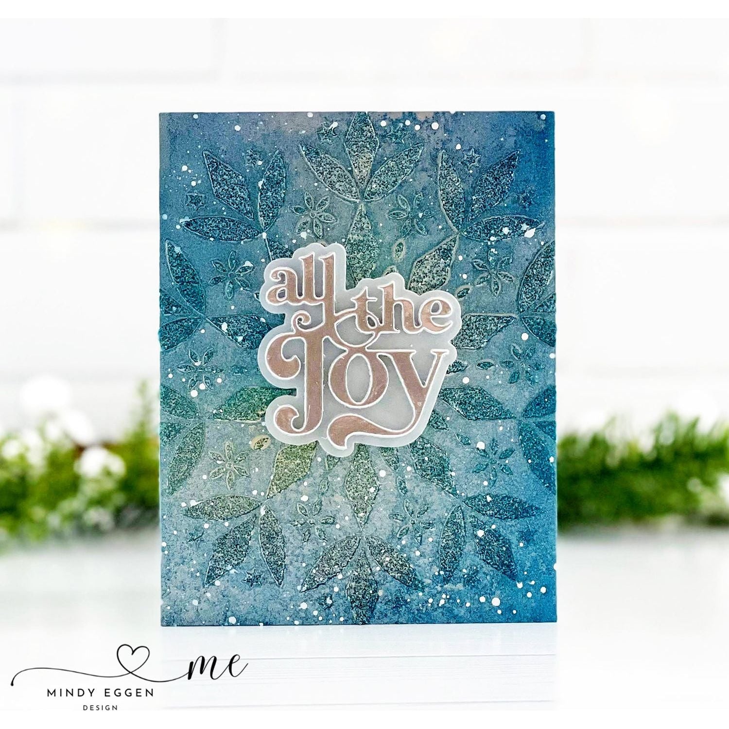 Simon Says Stamp All The Joy Wafer Dies sssd112977 All The Joy Christmas Card | color-code:ALT02