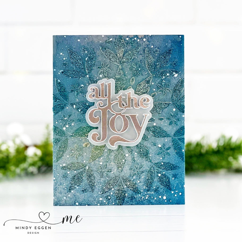 Simon Says Stamp All The Joy Wafer Dies sssd112977 All The Joy Christmas Card | color-code:ALT02