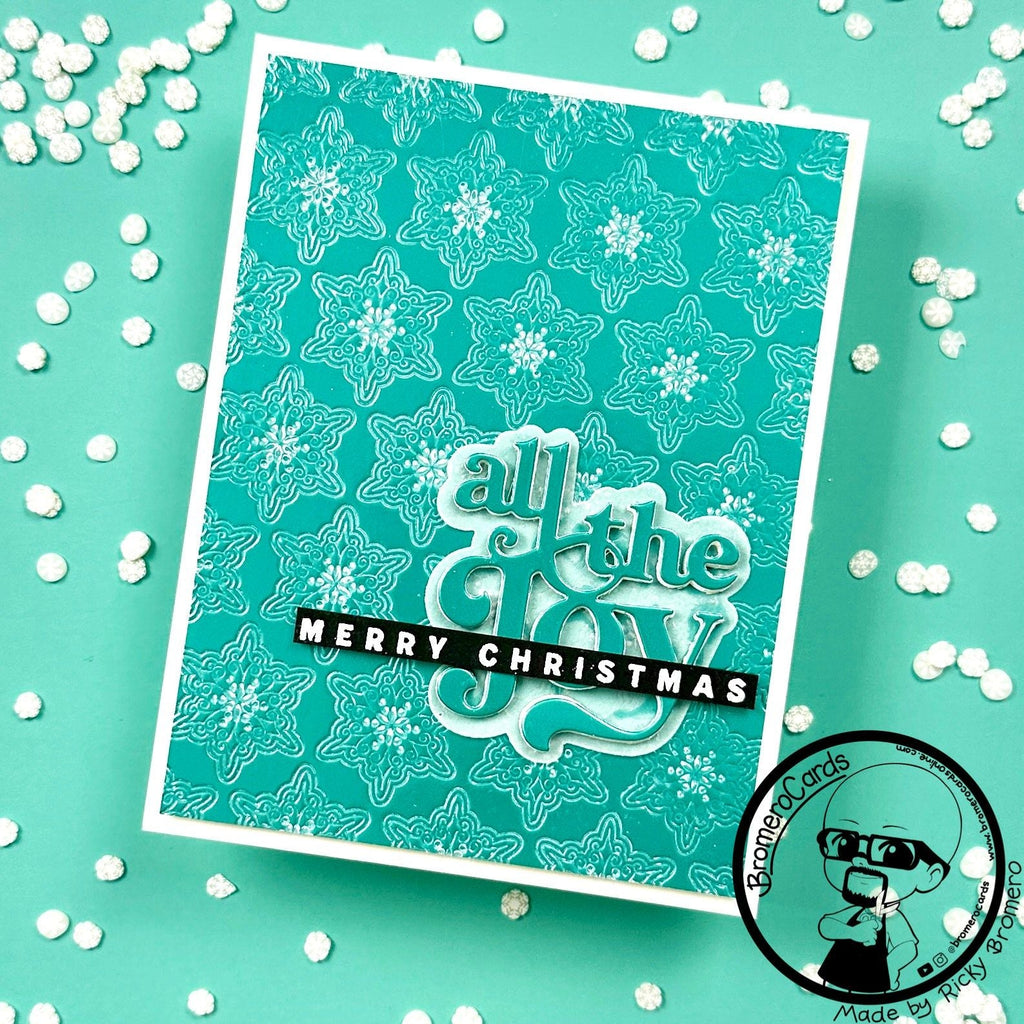 Simon Says Stamp All The Joy Wafer Dies sssd112977 All The Joy Christmas Card