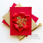 Simon Says Stamp All The Joy Wafer Dies sssd112977 All The Joy Christmas Card