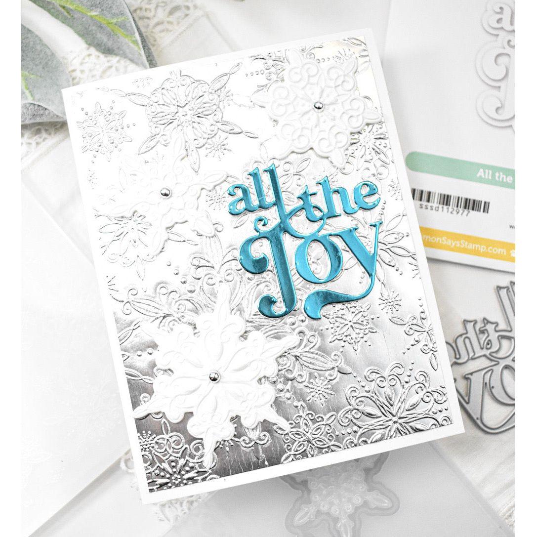 Simon Says Stamp All The Joy Wafer Dies sssd112977 All The Joy Christmas Card