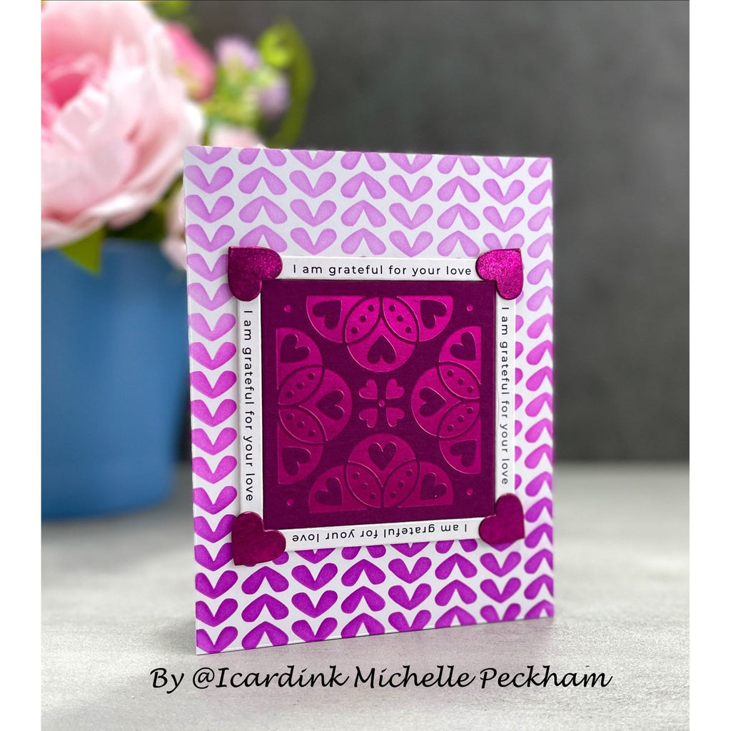 Simon Says Stamp Sentiment Strips All the Love sssg131150 Smitten Love Card