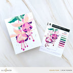 Altenew Color-by-Number Instant Artist Blossoming Florals 12 Sheet Pack alt8940 example