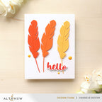 Altenew Quill and Inkwell Layering Dies alt10699 hello