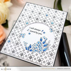 Altenew London Topaz Gem Sparkles alt10007 flower background