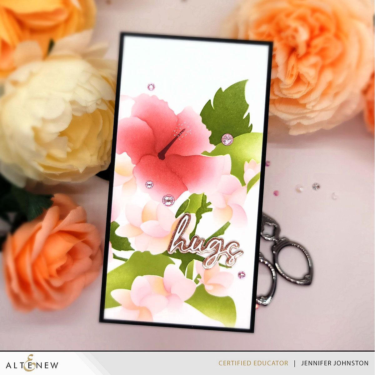 Altenew Rose Gold Mirror Hot Foil Roll alt8600 hugs
