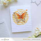 Altenew Flutter and Bloom Clear Stamp, Die, 3D Embossing Folder and Stencil Set butterfly