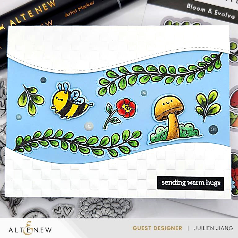 Altenew Bloom and Evolve Clear Stamps alt8950*