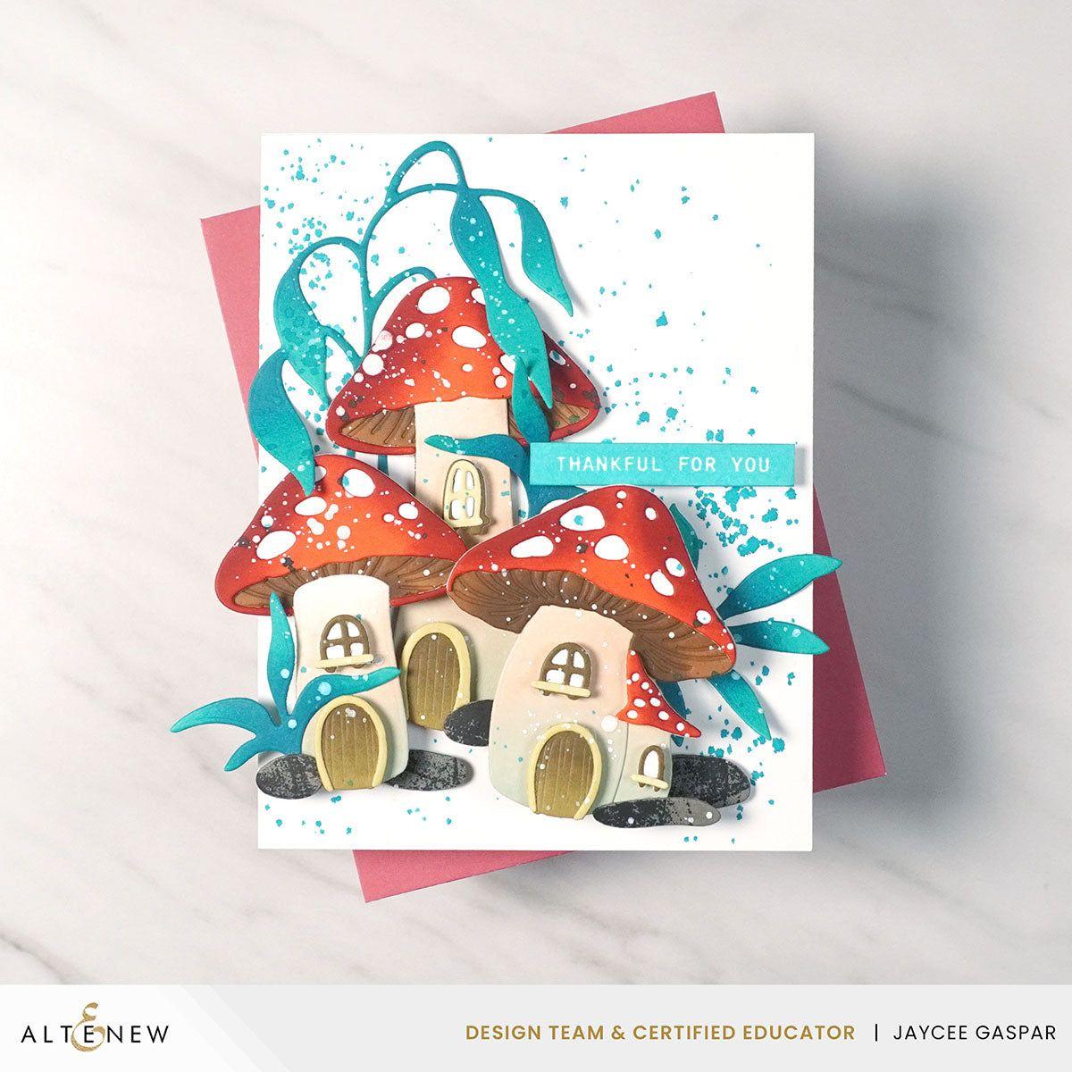 Altenew Mushroom Cottage Layering Dies alt10305