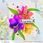 Altenew Craft-A-Flower Amaryllis Dies alt10218 pretty flowers