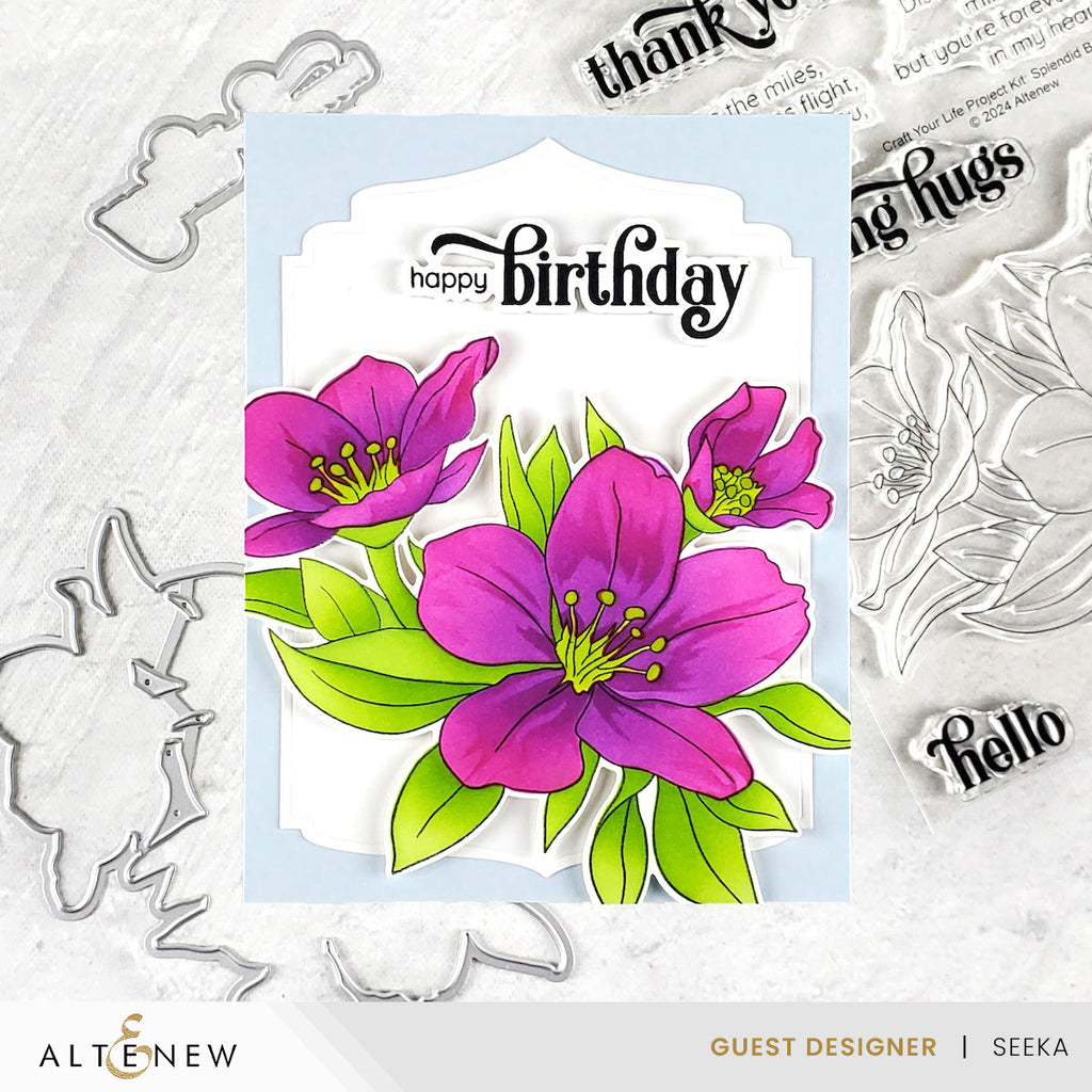 Altenew Craft Your Life Project Kit Splendid Bouquet Set alt8777bn birthday