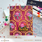 Altenew Floral Cameo Clear Stamp Die and Embossing Folder Set