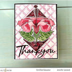 Altenew Hibiscus Motif Stamps alt8215 thank you