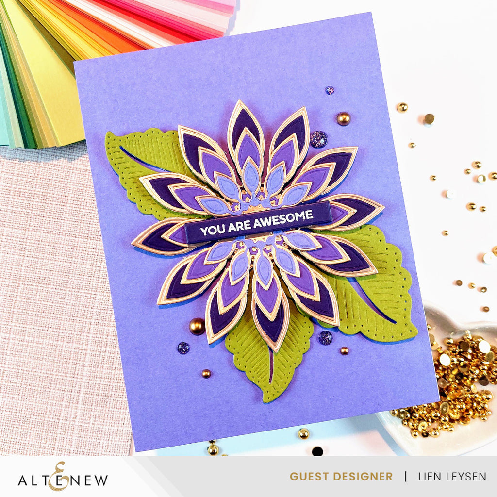 Altenew Jeweled Botanicals Layering Dies alt8716 you are awesome