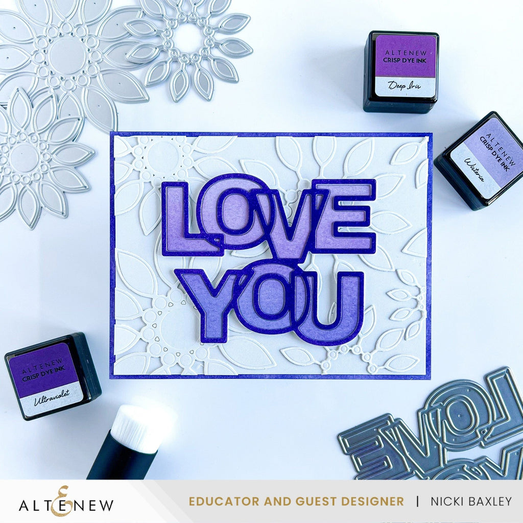 Altenew Outlined Love You Dies alt8707 love you
