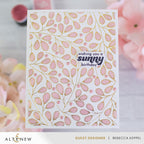 Altenew Modern Leaf Background Press Plates alt10175 sunny birthday
