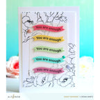 Altenew One-Go Words and Banners Dies alt10043 you are enough