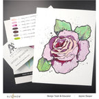 Altenew Paint-by-Number Classical Roses 8 x 10 Inch Coloring Book ALT7532 Rose