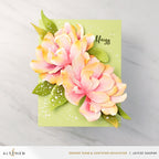 Altenew Pink Star Tulip Layering Dies alt10045 hugs