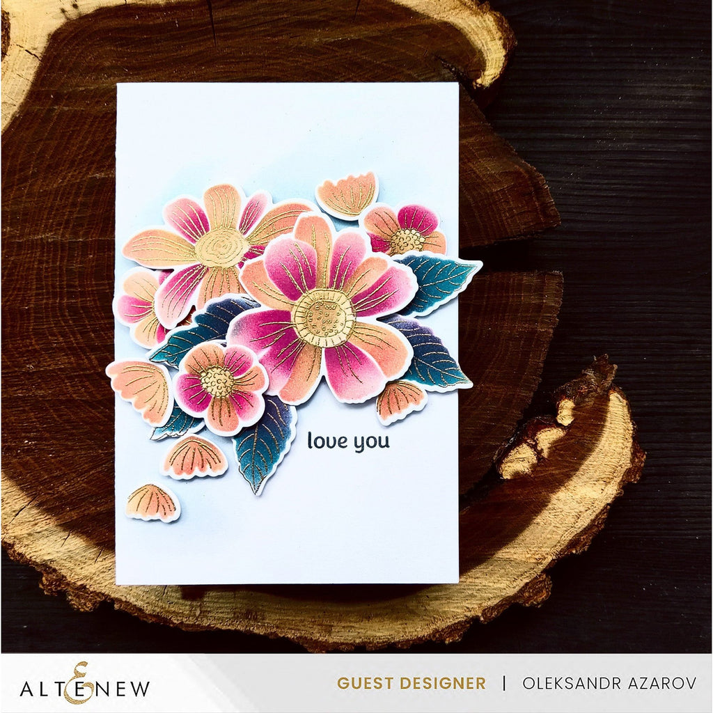 Altenew Dynamic Duo Floral Whimsy alt8691bn gold