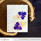 Altenew One-Go Words and Banners Clear Stamp and Die Set have a great day