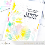Altenew Dynamic Foliage 3D Embossing Folder alt8213 joy