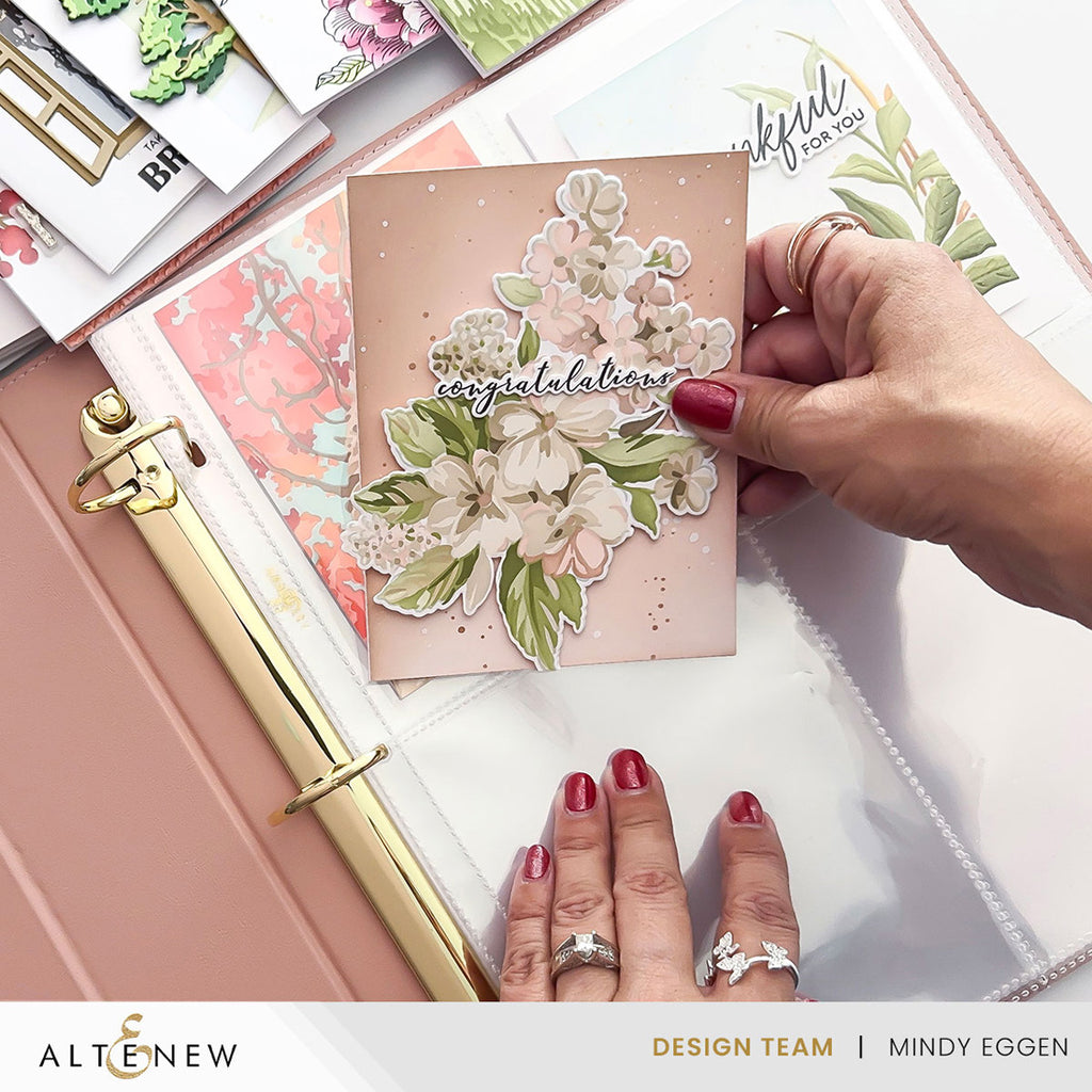 Altenew A2 Card Dual-Sided Pocket Pages 10 Pack alt11588 congratulations card