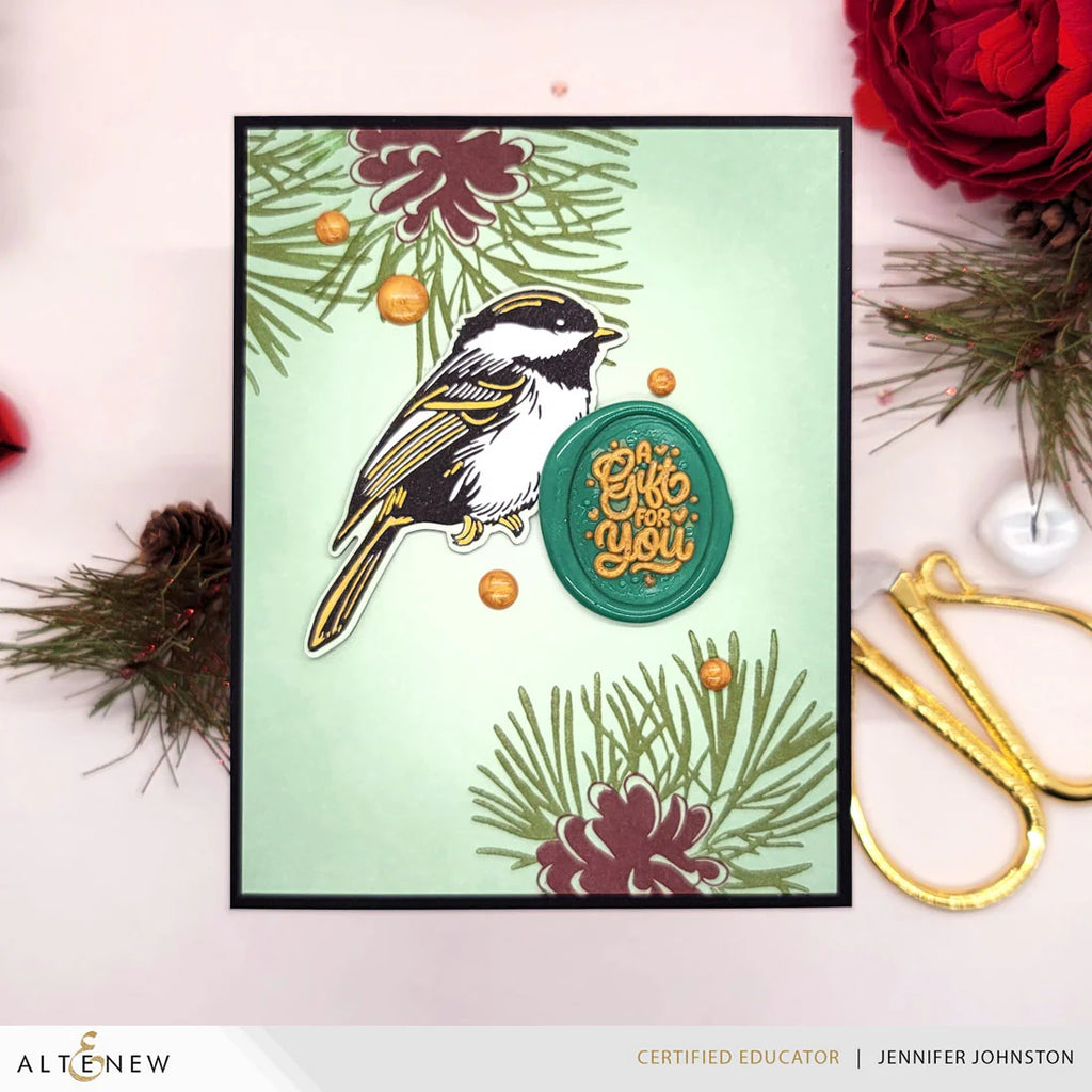 Altenew A Gift For You Wax Seal Stamp alt10930 bird