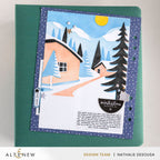 Altenew Abstract Village Builder Stencils alt10908 trees