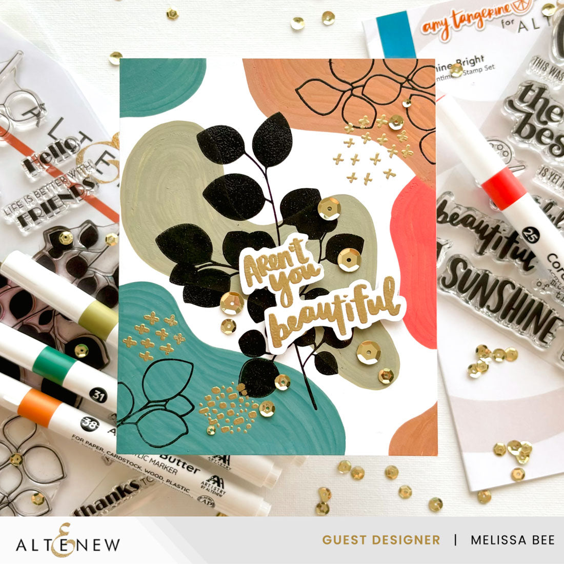 Altenew Acrylic Marker 24 Color Set Vol 2 alt10732 beautiful