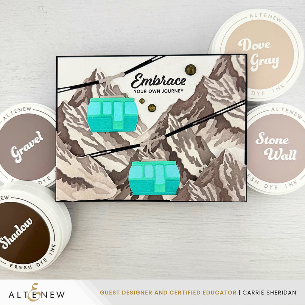 Altenew Aerial Cable Car Layering Dies alt11549 embrace your journey