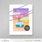 Altenew Aerial Cable Car Layering Dies alt11549 take care card