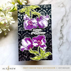 Altenew Amethyst Shimmer Relief Paste alt8640 bloom