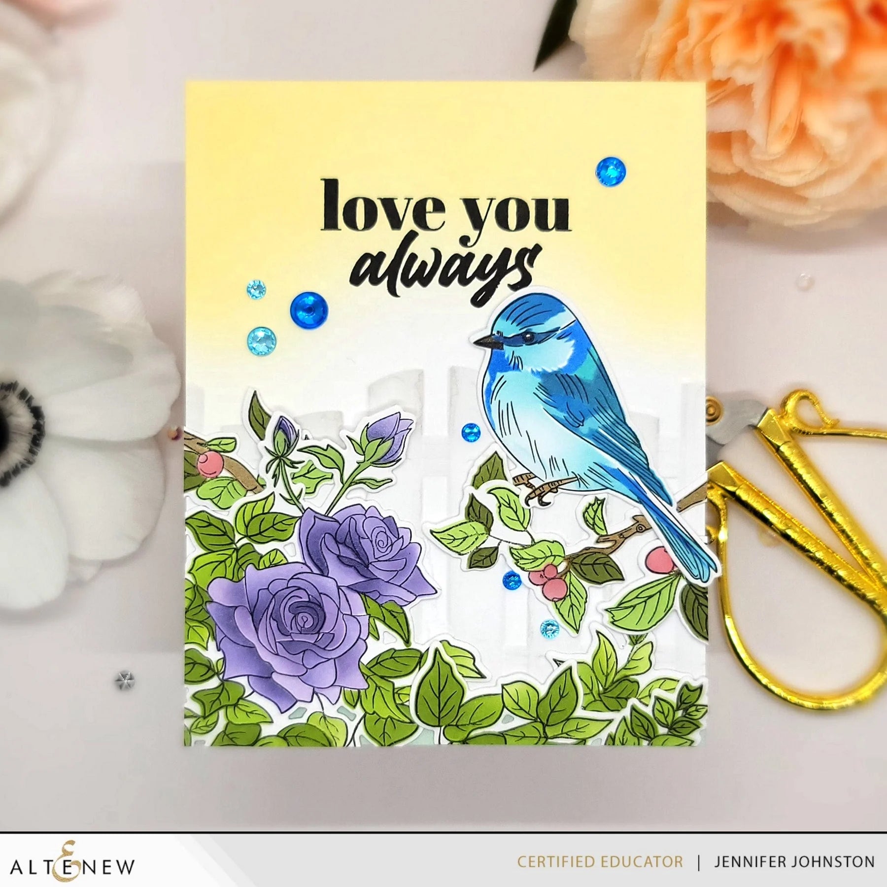 Altenew Andromeda Fresh Dye Ink alt8327 bird