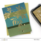 Altenew Antique Gold Pigment Ink Pad alt2653 happy birthday